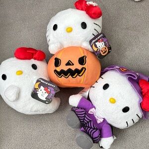 Hello Kitty Halloween Plush Trio